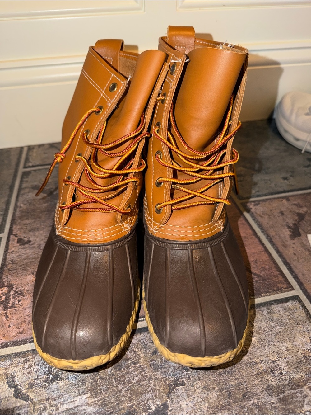 Womens Brown Waterproof Duck Boots - LL BEAN